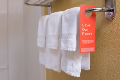 serviette de bain message