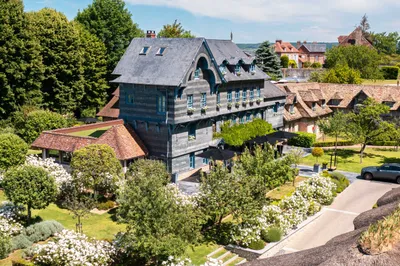 vue du ciel de la ferme saint siméon