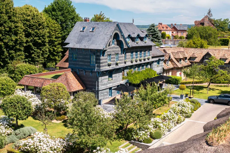 vue du ciel de la ferme saint siméon